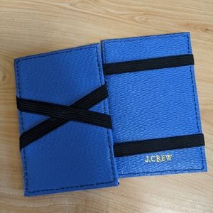 J. Crew flip bill wallet